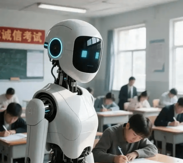 중국은 6월 7일 시작되는 2025년 대학입학시험 현장에 AI 감시 시스템을 도입했다. 바이두 캡처