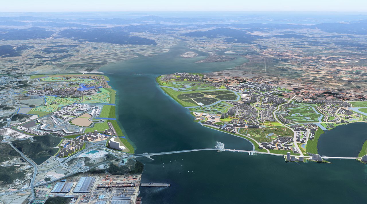 RE100 산업벨트가 조성될 전남의 기업도시 해남 솔라시도 전경. [사진 해남군]