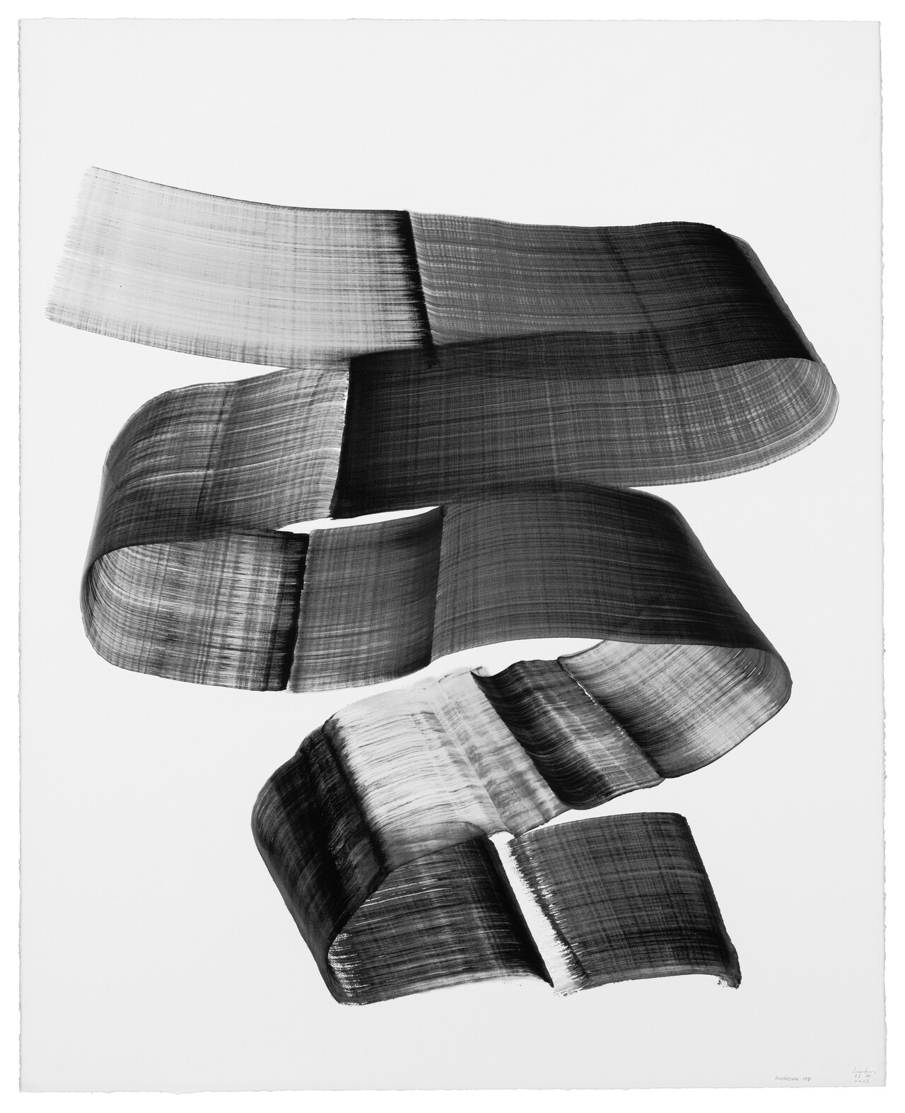 이배 작가의 대표작인 '붓질(Brushstroke)'연작.&nbsp;[사진 이배 작가]